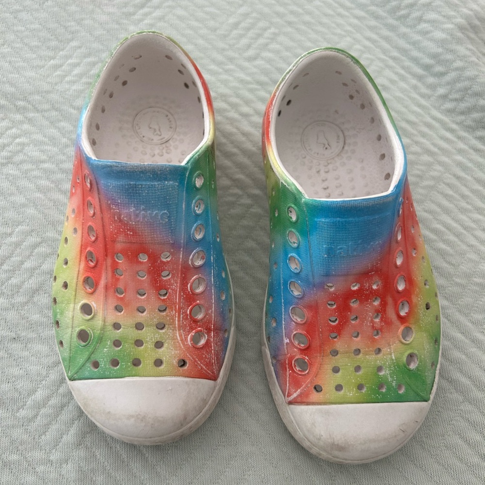 Native Rainbow Shoes with Perforated Design
